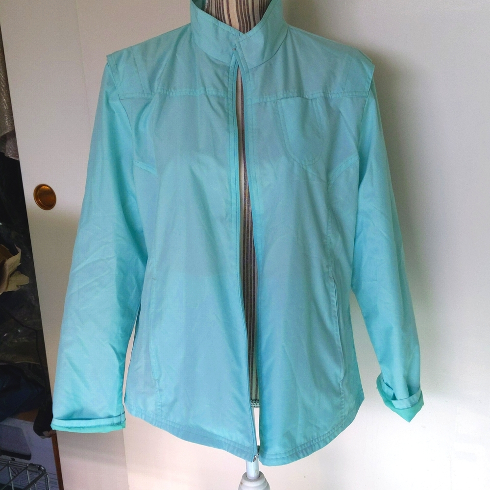 LG sky blu jacket/wind breaker.